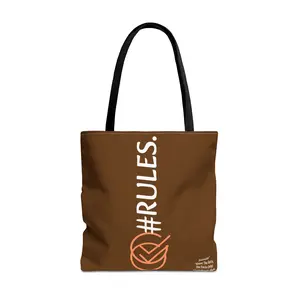 The Journalist Tote bag with a quote (Brown) - Perfect gifts for Family and Friends.