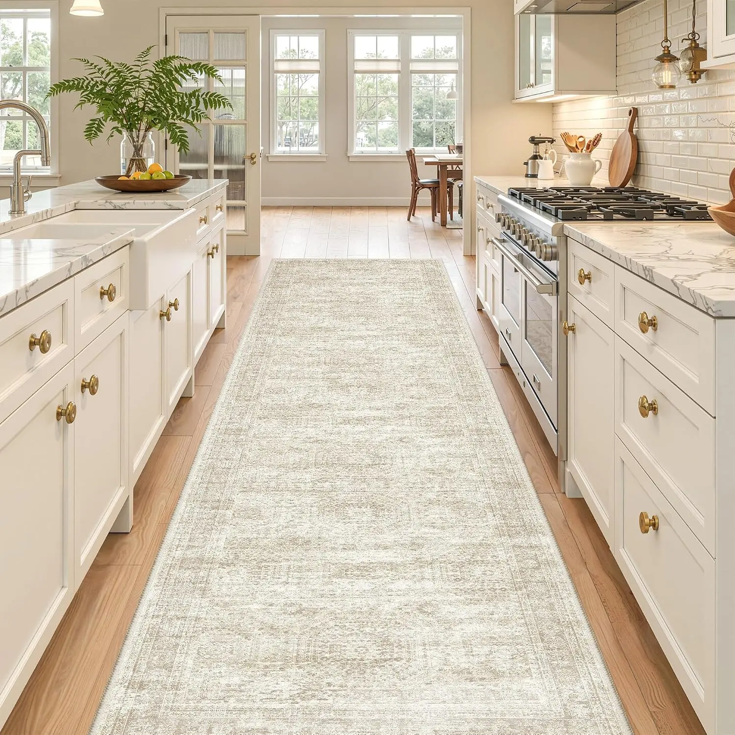 2026 ComiComi 3x20 Runner Rug for Hallway Kitchen, Non Slip Long Rug, Grey Area Rug for Home
