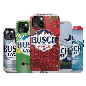 Busch Light Beers Phone Case, Busch Light Apple/Farmer Drink Compatible with iPhone 17, 16, 15, 14, 13, 12, 11, X & Galaxy