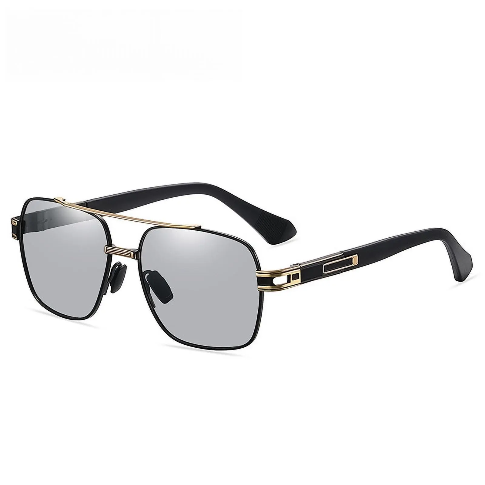 Vintage Top Bar Design Sunglasses with Metal Frame Comfortable Nose Pad for Everyday Use & Outdoor Activities 2024 Trends