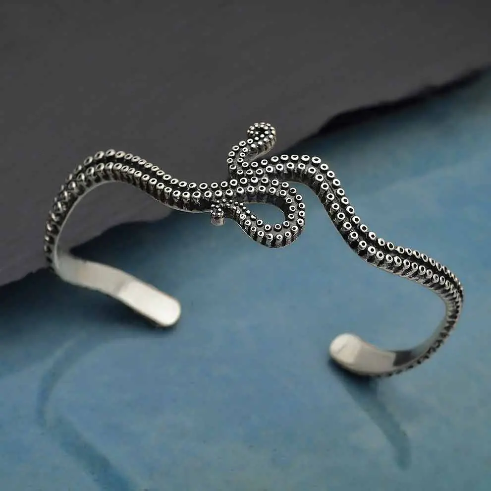 Octopus Tentacle Cuff Bracelet