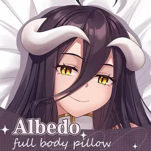 Anime Dakimakura Japanese Otaku Waifu Life Size Doublesided Print Hugging Body Pillov Cover Overlord Abedo