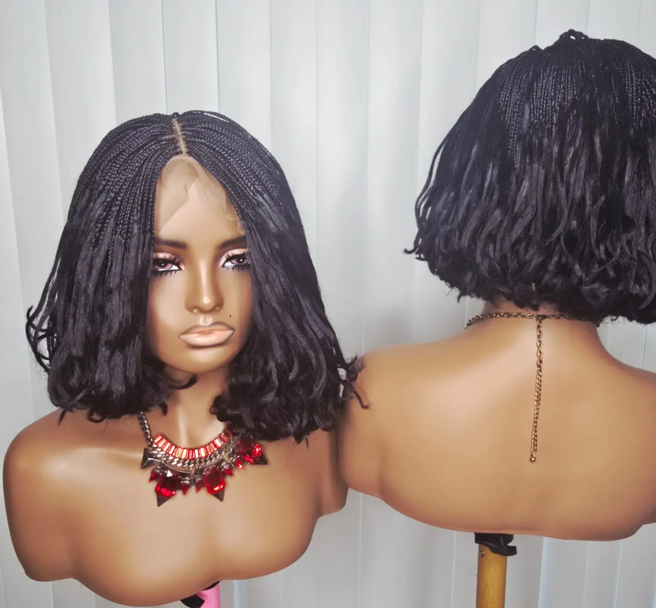 12-Inch Pick and Drop Synthetic Braided Wig – Classy, Beautiful & Easy to Wear