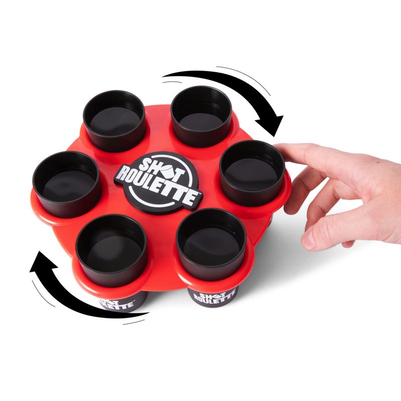 Shot Roulette by Buzzed - Drinking Game for Adults 21+ | Poker Face Party Challenge with a Twist