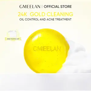 GMEELAN Calendula Gold Essential Oil Soap 100g for Deep Cleansing Gentle Moisturization & Revitalizing Scent Daily Skincare Routine