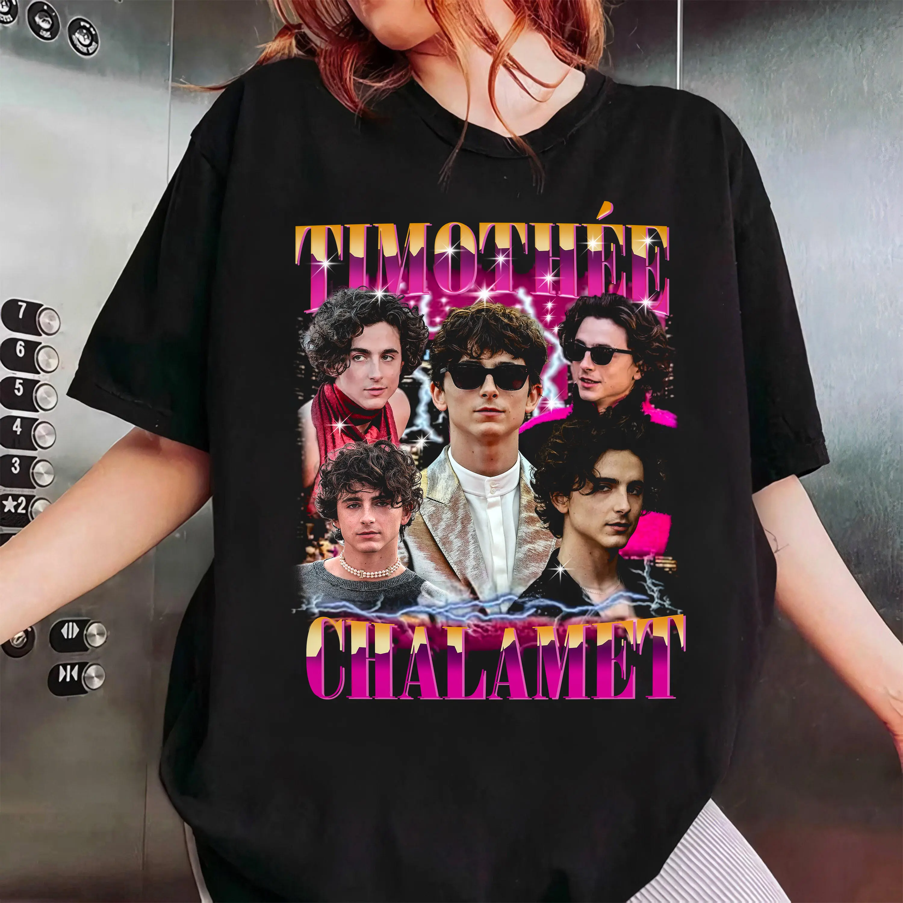 Timothee Chalamet T-Shirt, Graphic Tee Classic Cotton, Vintage Aesthetic Tshirt, Timothee Chalamet Retro 90s Shirt, Casual Wear for Men and Women