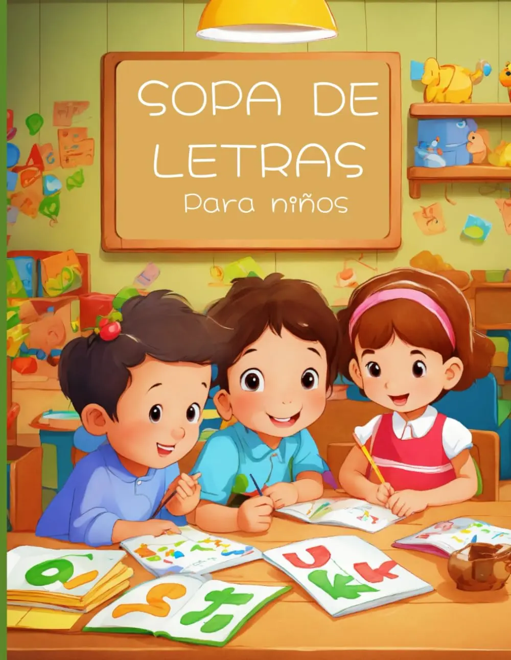 Sopa de letras para niños: Juego Educativo y Creativo de Sopas de Letras para Niños en Edad Escolar/Divertidas Sopas de Letras con Temas