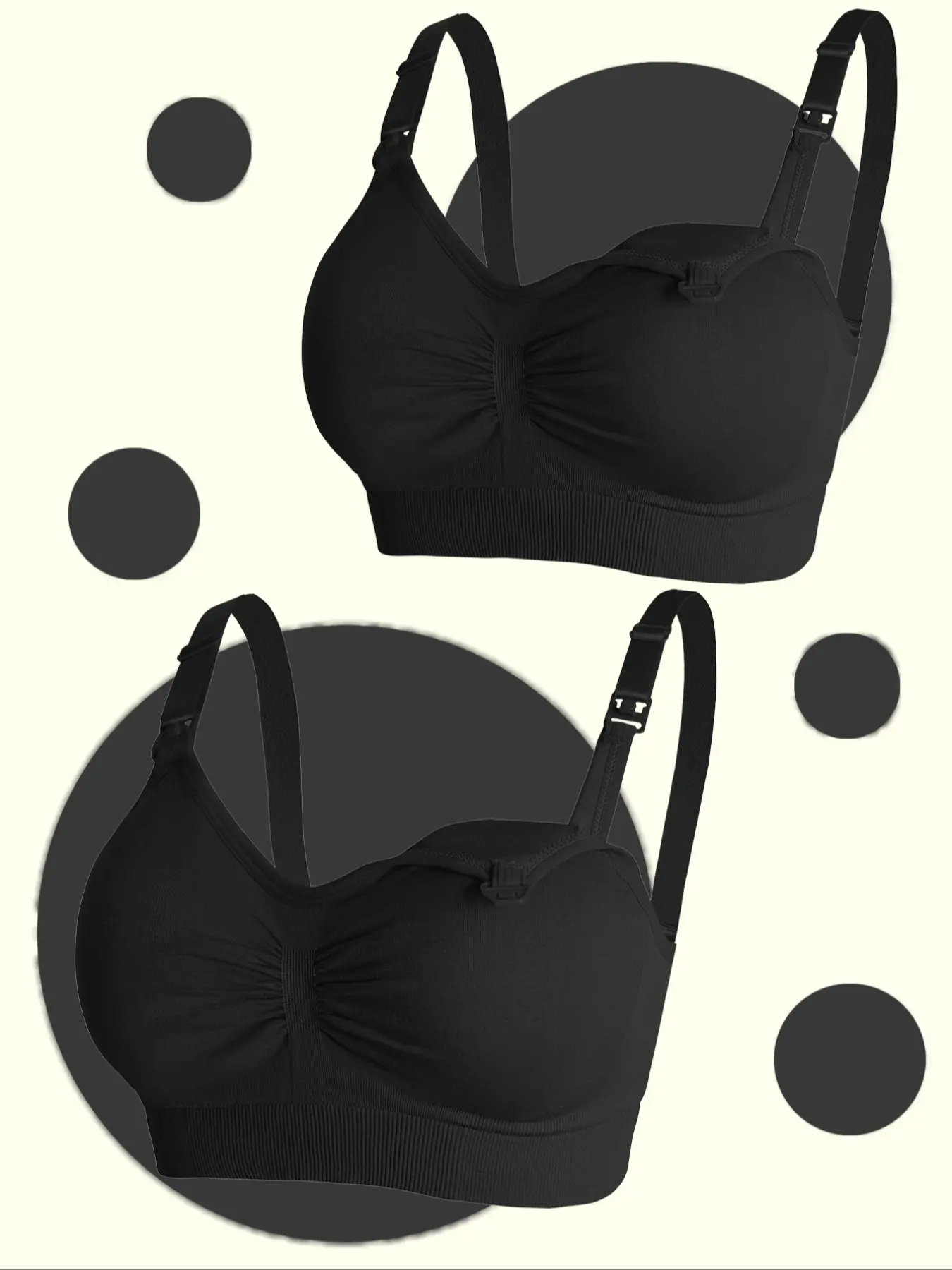 All Set Coverage Women's Silk Nursing Bra Set, Seamless Gather Design, Full Coverage ...