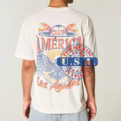 Camisa Del America Graffiti TikTok Shop