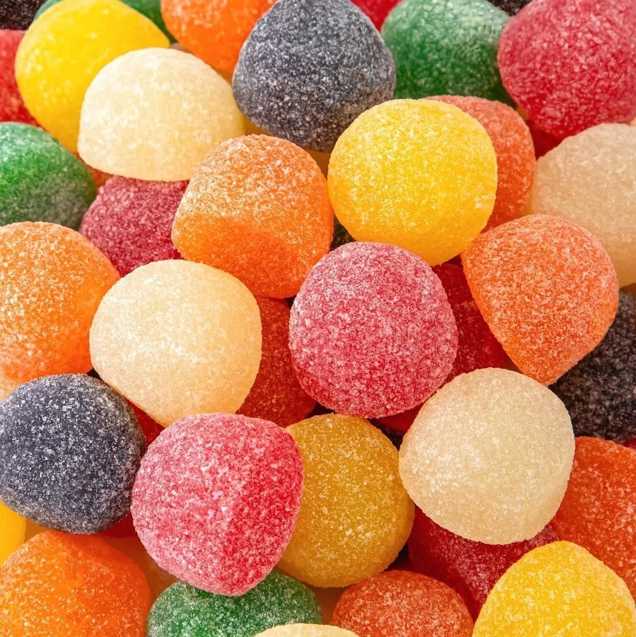 Gum Drops 2-Pound Pack | Giant Gumdrops Jelly Candy | Assorted Fruit and Licorice Flavors | Old Fashioned Gum Drops Candy for Holiday Buffets & Dessert Decorating