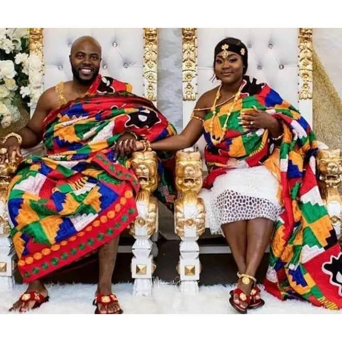 Royal Authentic Kente Cloth R1308