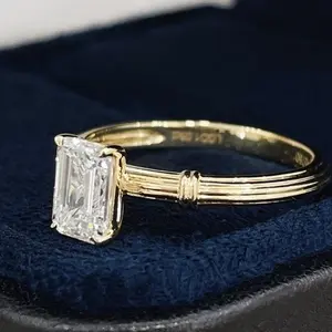 k18yg labgrown diamond ring 2.76g 1.05ct lg229 zlz0037