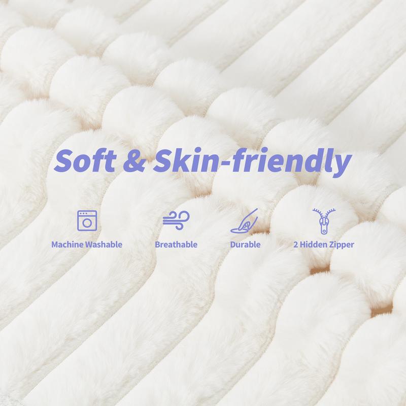 【Hobestluk】3 in 1 Giant Bean Bag Chairs Convertible Bean Bag Floor Cushion with Machine Washable Cover, Beanbag Chairs for Adult - 56"D x 76"W x 7"H