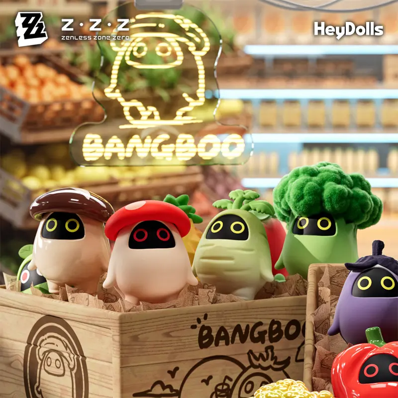 Suplay HeyDolls Zenless Zone Zero Bangboo Garden Kingdom Mini Surprise Blind Box