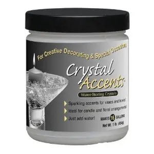 JRM Chemical CA-100D Crystal Accents 1 lb jar Diamond White -pack of 6