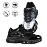 ARISIC Men's & Women's Lightweight Steel Cap Composite Toe Work Safety Walking Shoes, Closed-Toe, Kevlar-Infused Composite Midsole, Weight-Optimized, All-Seasons Sporty Durable Worker Footwear (US10 Men-EU44-Women11.5)