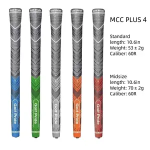 Golf club grip cotton thread anti slip rubber dual color splicing design for both men and women hot selling training competition s birthday gift
