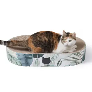 Cozy Cat Scratcher Bowl Capsule (Go Green)