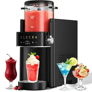 Slushie Machine for Home, Slushy Machine with 6 Preset Modes Frozen Juice Slush Milkshake, No Ice Needed, Adjustable Hardness, Self-Cleaning Function, Frozen Drink Maker