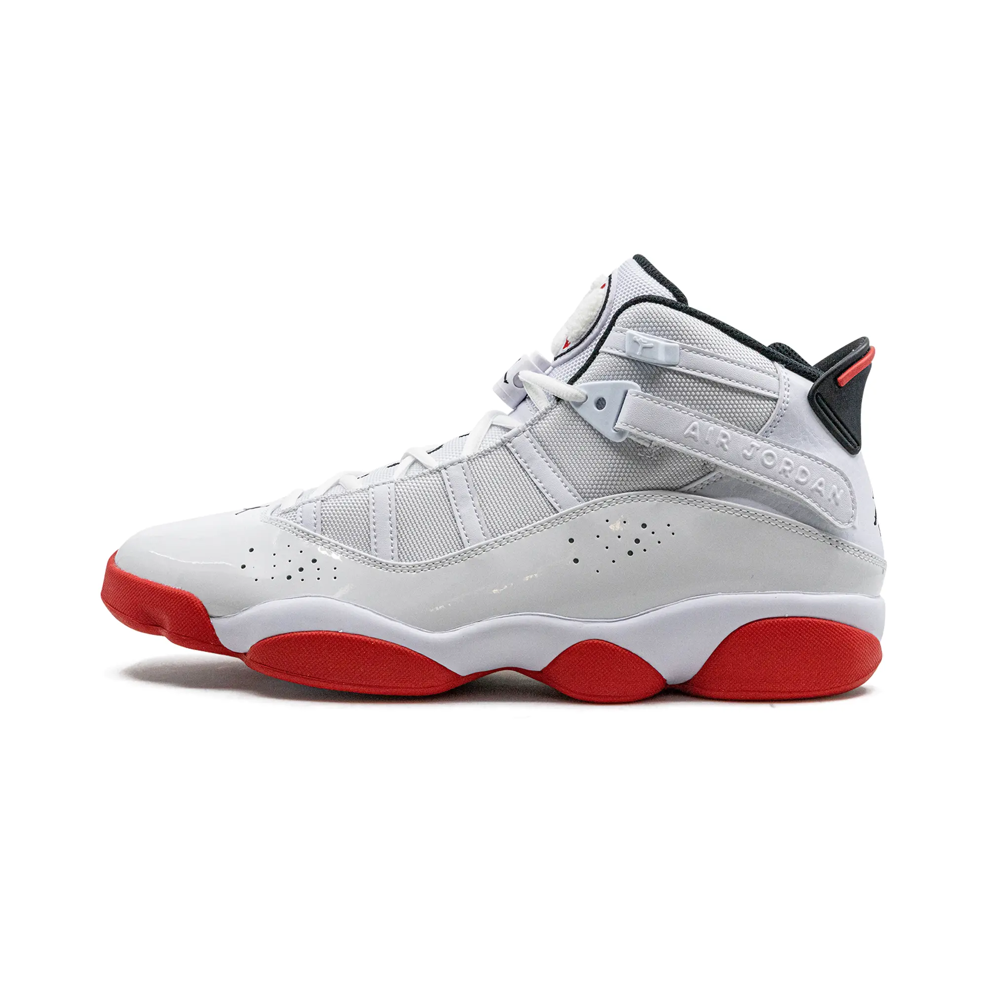 Jordan 6 Rings "White / University Red" 322992 160