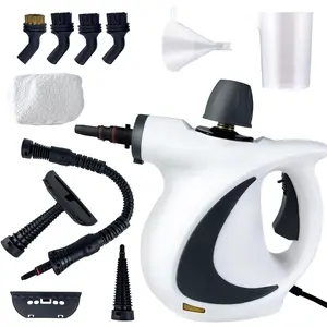 Handheld Steam Cleaner High Temperature Pressurized 1200W Steam Cleaning Machine Portable Car Steamer with Brush Heads, for Home Use Kitchen Grease Car Detailing, Bathroom