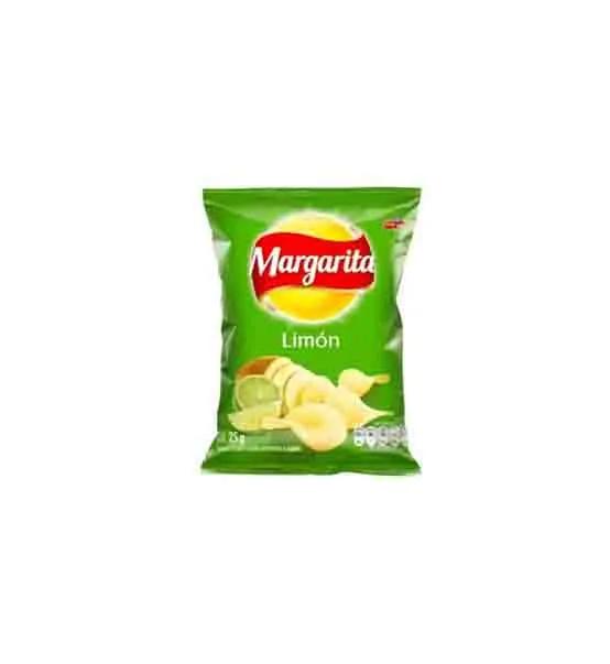 Papitas Margarita Limon - Lime Flavored Chips - Colombian Crispy Potato Chips with Lime Flavor - Latin Lime Flavored Crunchy Chips