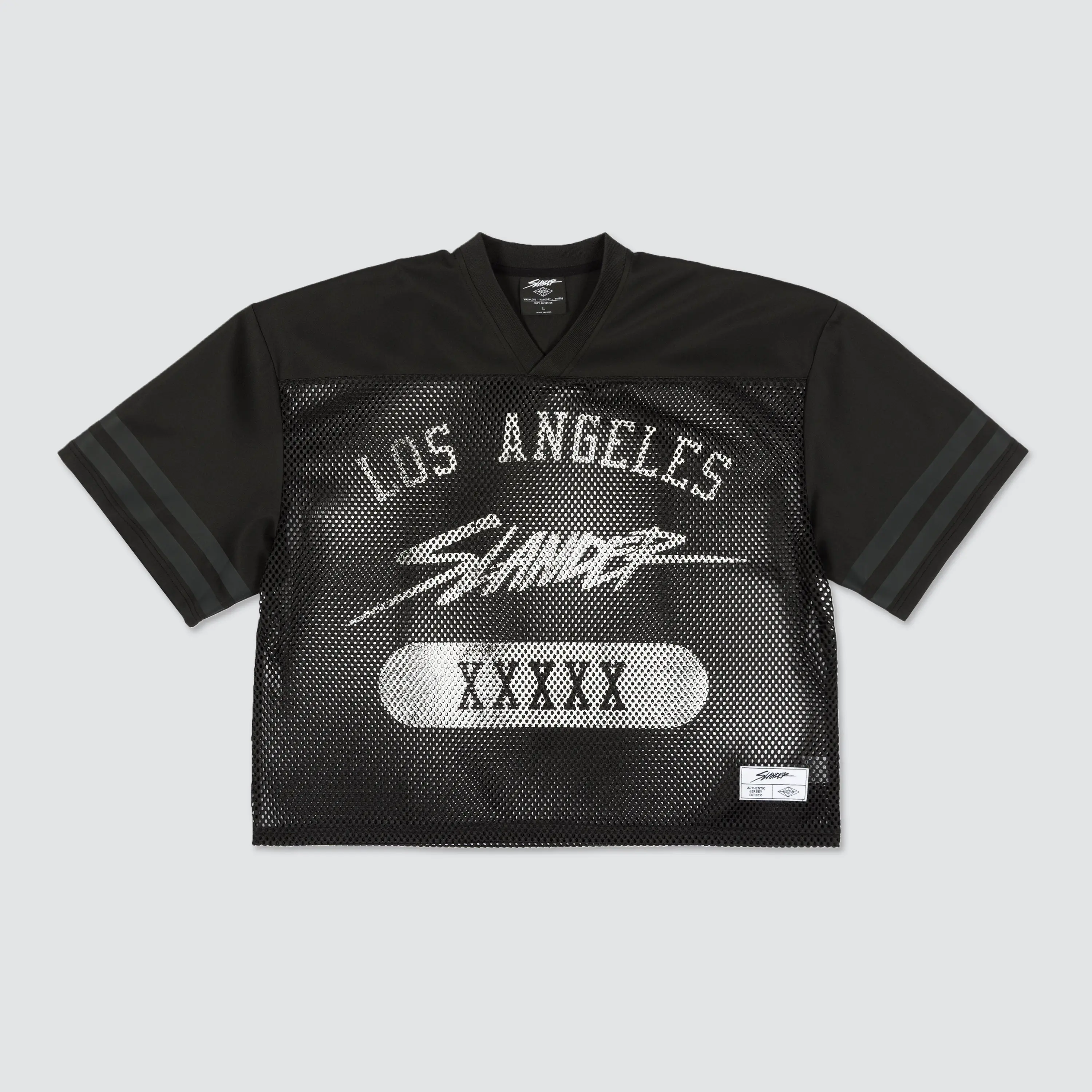 SLANDER BLACK MESH JERSEY