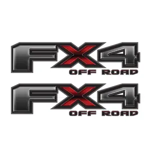 FX4 Off Road Metal Decal Replacement Sticker F 150 Bedside