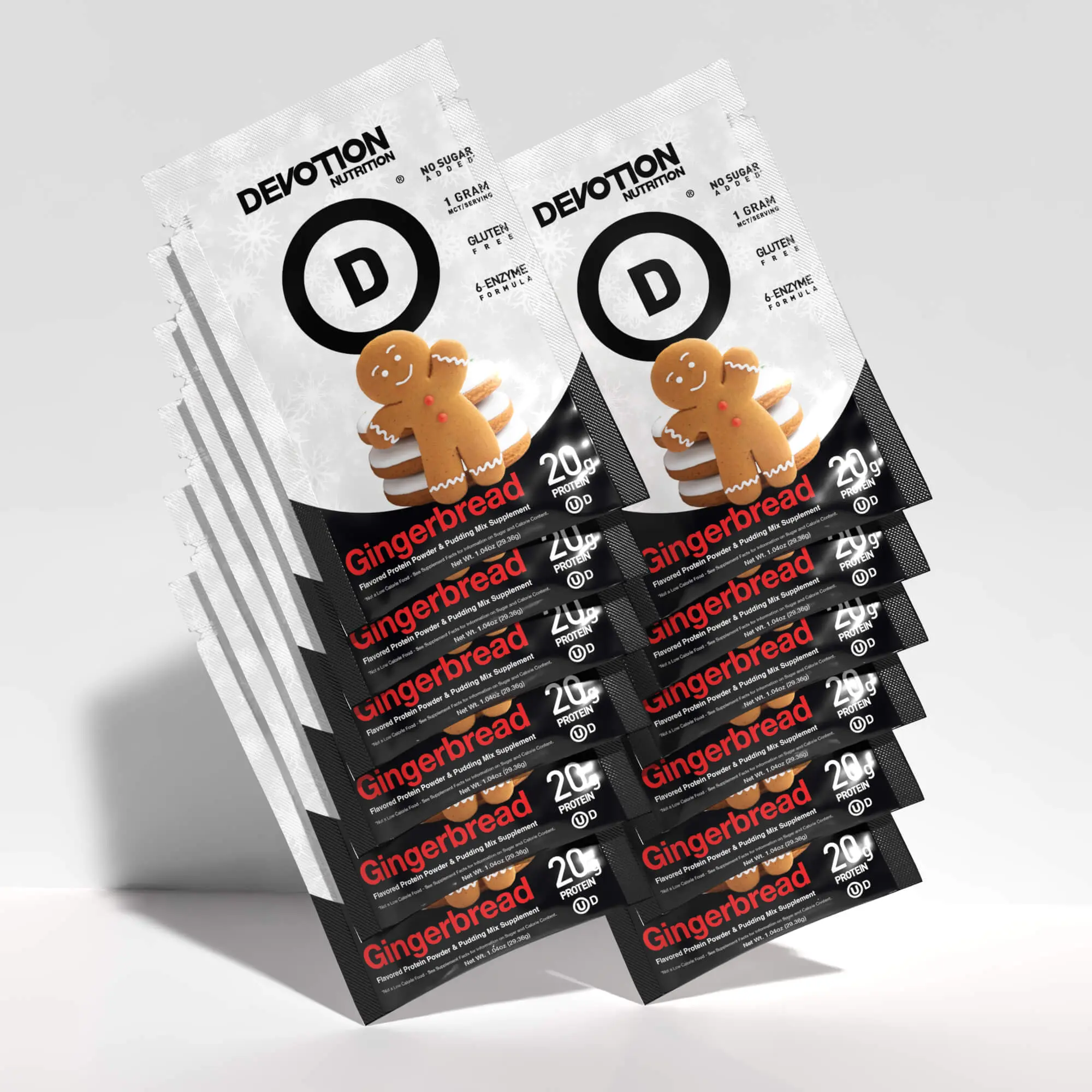 Gingerbread Flavor Protein Powder 12-Pack