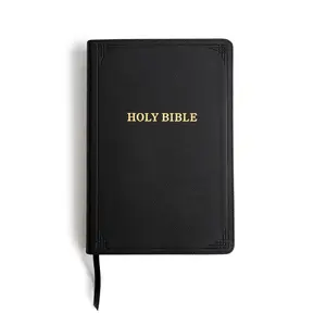 KJV Holy Bible, Giant Print Red Letter Edition with Cross References, Leathertouch Black Cover, Ribbon Marker, Full Color Easy-to-Read Font, Large Print Bible