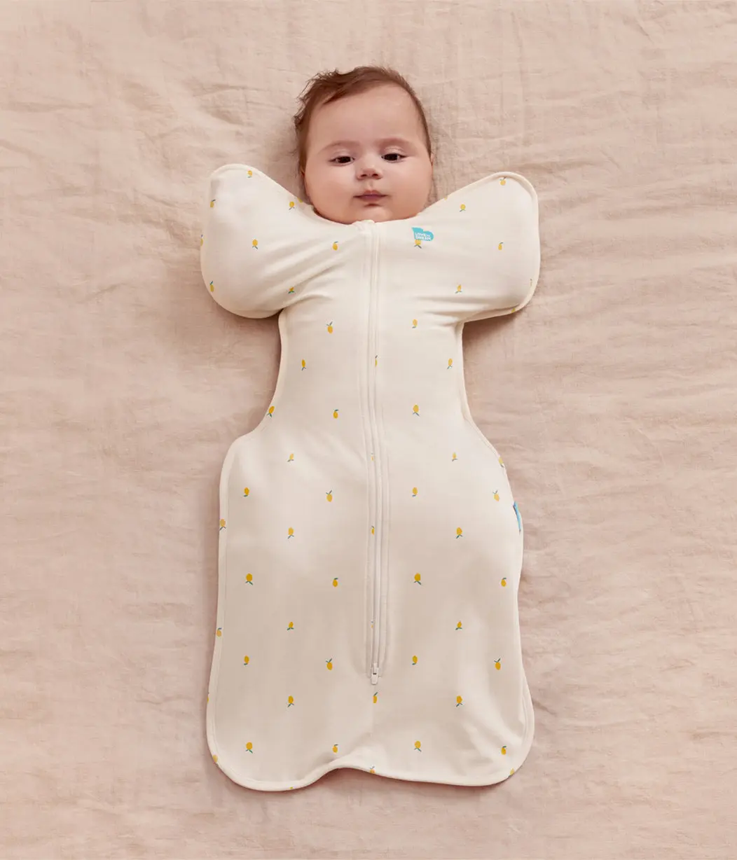 Swaddle Up™ 1.0 TOG Viscose from Bamboo Cream Lemons Swaddle Up™ 1.0 TOG Viscose from Bamboo Cream Lemons