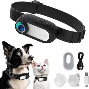 Cat Dog Collar Camera Outdoor Sports Camera Video Mini Body Camera