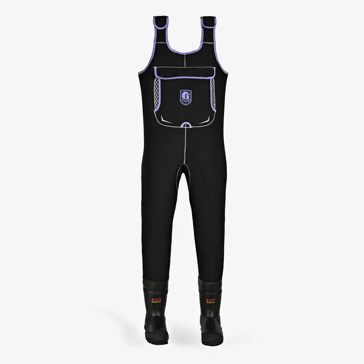 Gator Waders Womens Black/Purple Retro Waders Gator Waders Womens Black/Purple Retro Waders