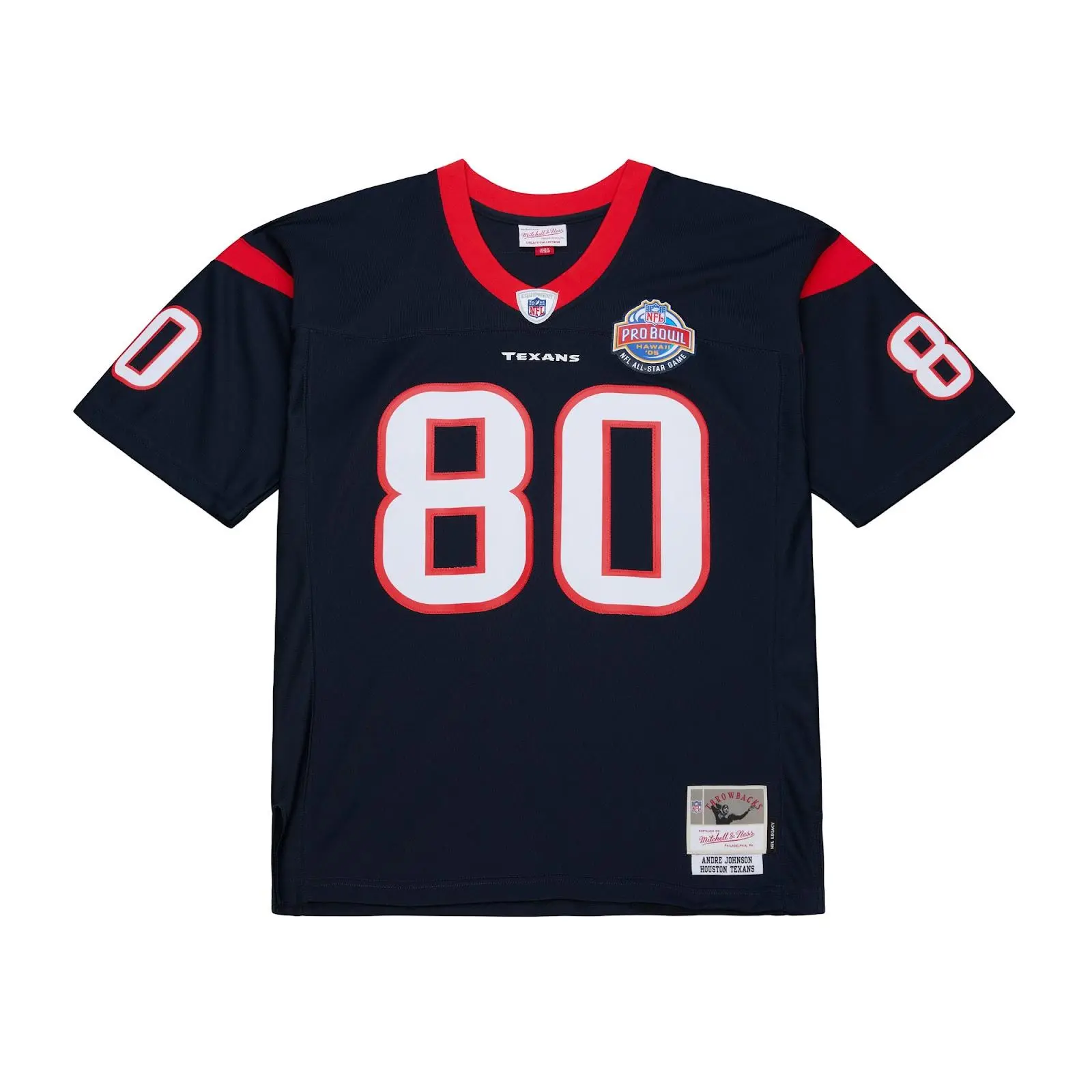 Andre Johnson Houston Texans M&N x premium goods 2005 Navy Legacy Jersey NFL Throwback Mitchell & Ness
