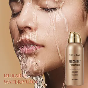 Air Spray Foundation Long Lasting Matte Makeup Light Coverage Foundation Waterproof Sweatproof Oil Free Quick Dry Application Suitable For All Skin Types Cosmetic