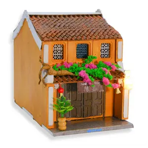 Vintage Hoi An Tran House DIY Kit Nhà Thờ Tộc Hội An