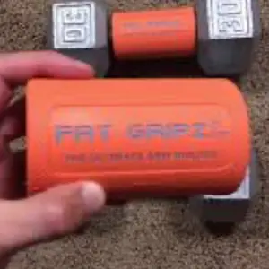 Fat Gripz Extreme (2.75 Inch Outer Diameter) Thick Grips For Increased Muscle Fiber Activation