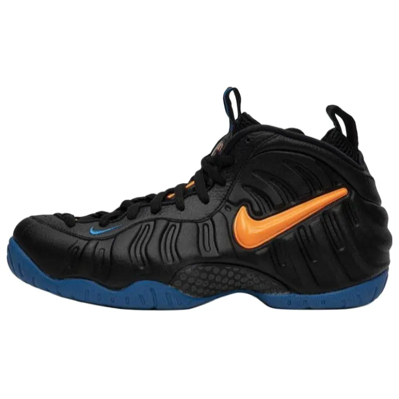 Nike Air Foamposite Pro Knicks' Retro Mid Top Basketball Shoes Men's 624041-010