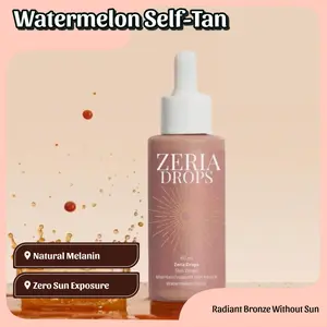 Watermelon Self-Tanning Drops for a Radiant, Healthy Bronze! No Sun Needed—Just Mix, Apply & Glow. Fast-Absorbing, Non-Sticky & Perfect for Face & Body. Trending TikTok Tan Hack for an Instant Refreshing Glow-Up!