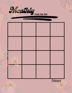 Monthly (February 2024) Planner