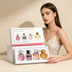 Women's Perfume Gift Set, Four-Piece Fragrance Collection, Long-Lasting Scent, Perfect for Daily Use, Dates, Parties, Elegant Aromas
