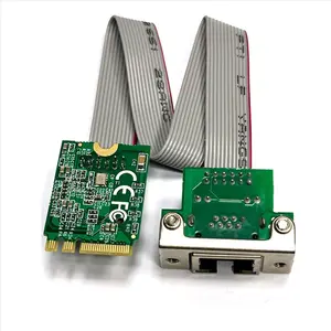 M.2 A+E KEY 2.5G Ethernet LAN Card RTL8125B Industrial Control Network Gigabit