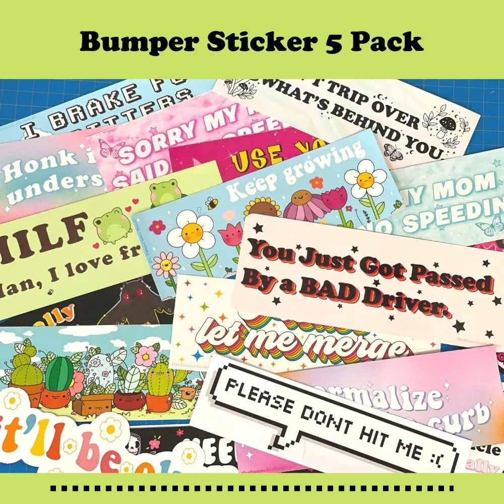 Bumper Sticker 5 Pack