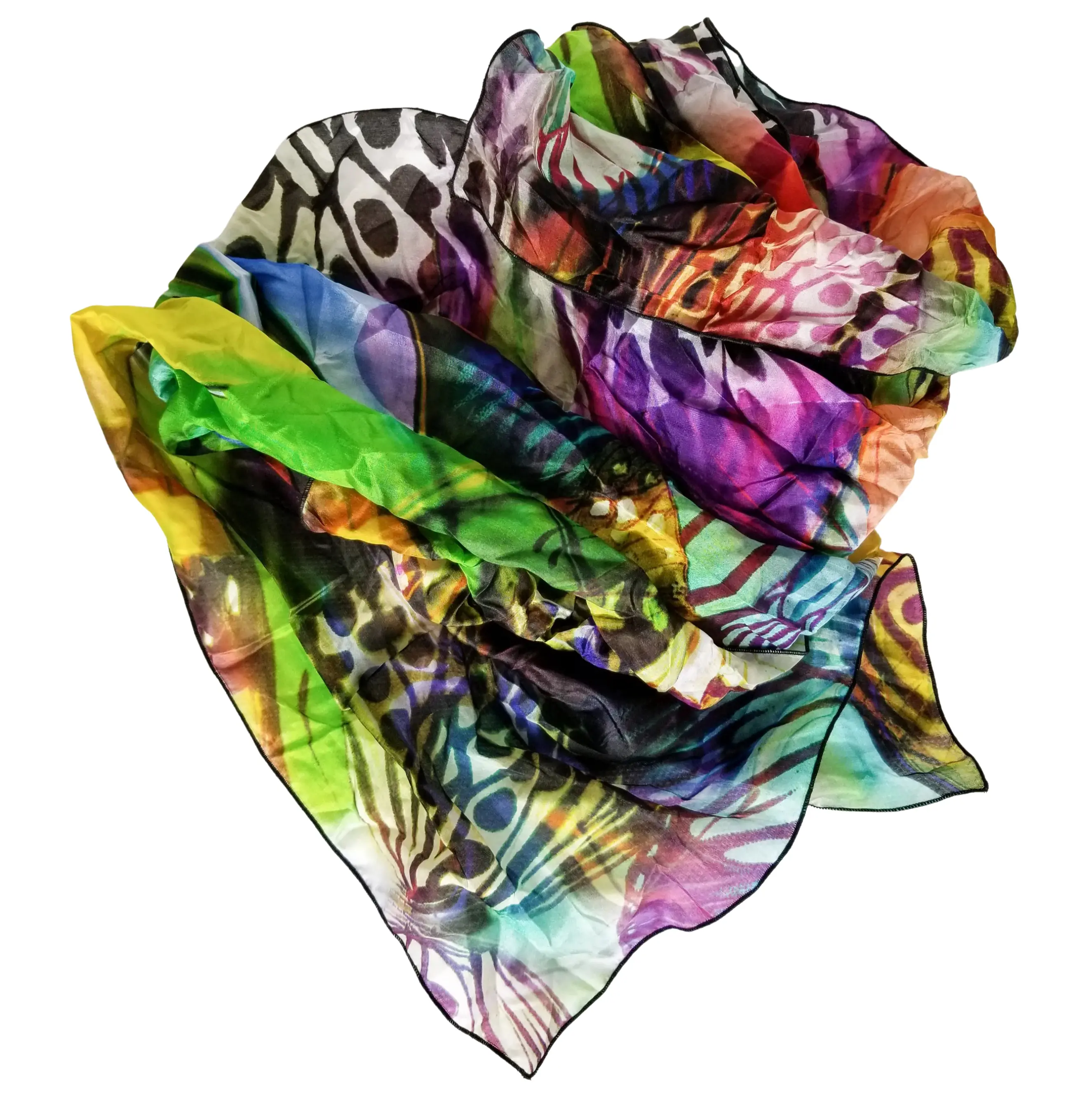 Colorful Crinkle Scarf, USA Made, All Season Accessory
