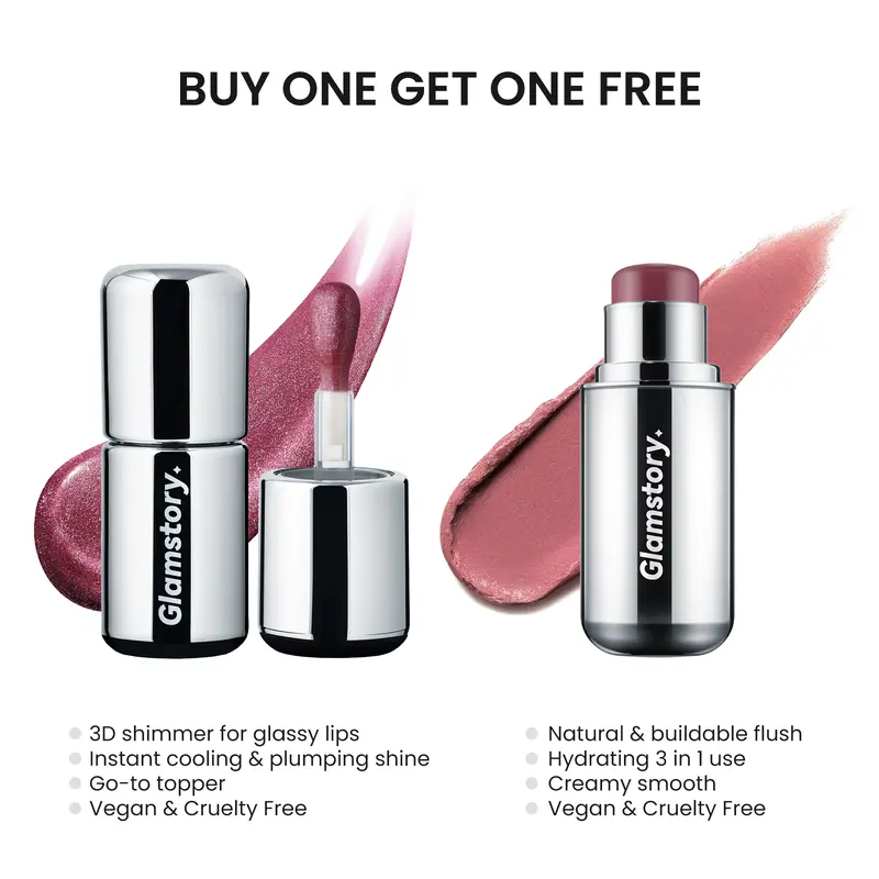 Glamstory Poptide Cream Blush Stick - 5.9g Vegan Cruelty-Free Red Rose Lip Cheek Tint, Creamy Radiant Hydrating Long-Lasting Natural Flush, Lightweight Natural Look Nourishing Soft Focus Cosmetics for Normal Skin Adults (36 Months Shelf Life)