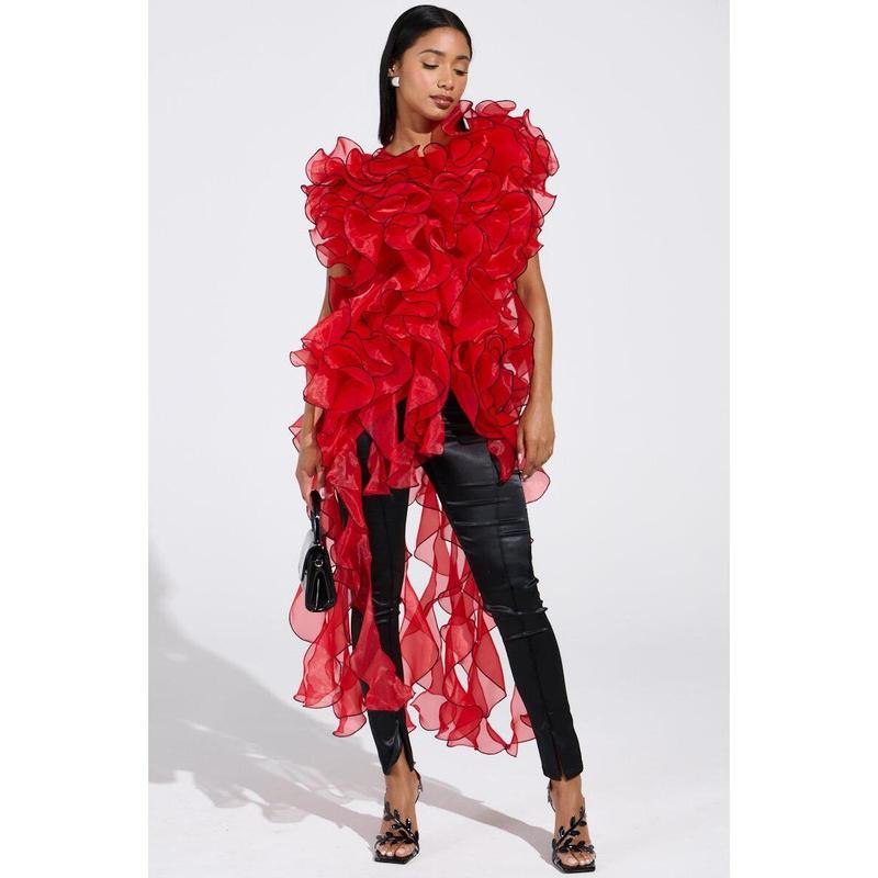 HIT THE LIGHTS SATIN SLIT LEGGING