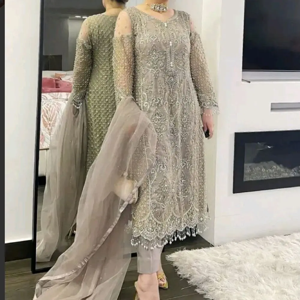3-Piece Salwar Kameez for Women, Traditional South Asian Ethnic Wear, Casual & Festive Occasions Outfit