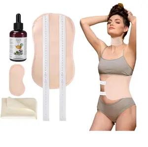 Castr Oil Pack Wrap Set,  Organic Flannel Wraps with Organic Cotton, 4 fl. oz./125ml Cold-Pressed Castor Oil, Black Castor Oil,Castr Oil Packs