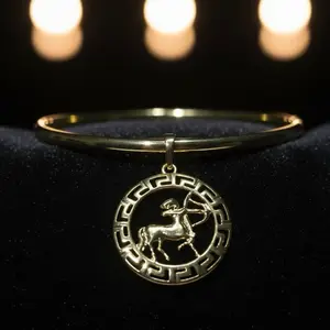 Beautiful Zodiac Sign Bangle for Size 7 with Elegant Design and Unique Charm