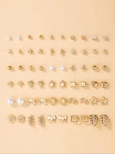 Mixed Shape Earrings, Fashion Jewelry for Party, Daily Clothing Decor, Trendy All-match & Exquisite Jewelry for Birthday Gift